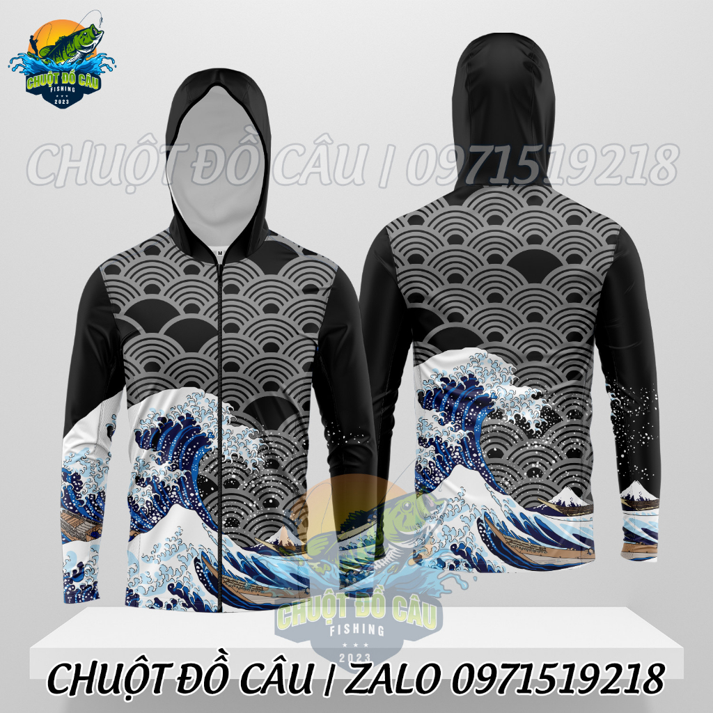 Áo khoác câu cá Kaiwo Sóng Thần