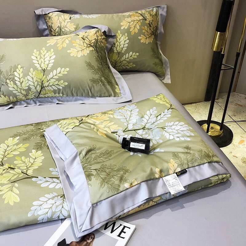Chăn hè lụa thái TENCEL trần bông sang trọng siêu mềm mát kích thước 2mx2m3