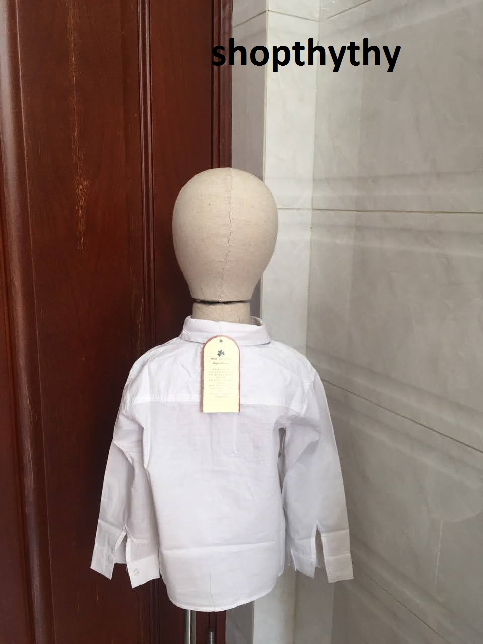 White shirt with necktie black for boys