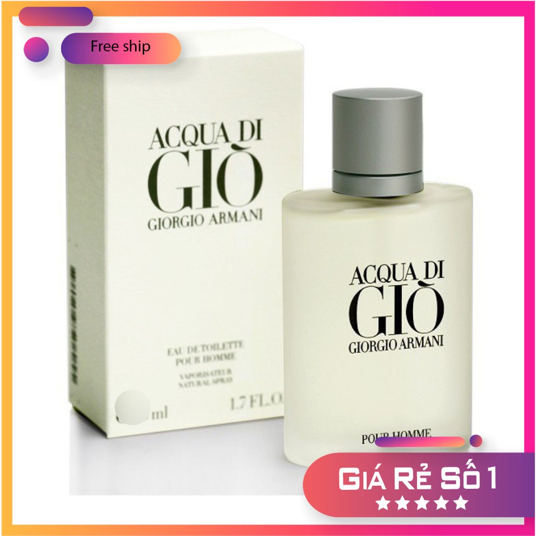 Nước hoa nam giò trắng 100ml aqua di giò tươi mát , nam tính , mạnh mẽ