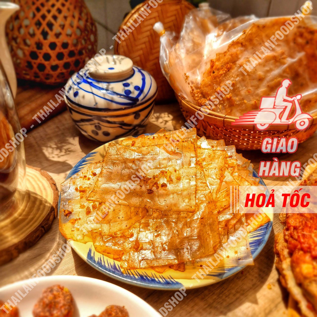 Bánh Tráng Muối Tỏi Siêu Ngon