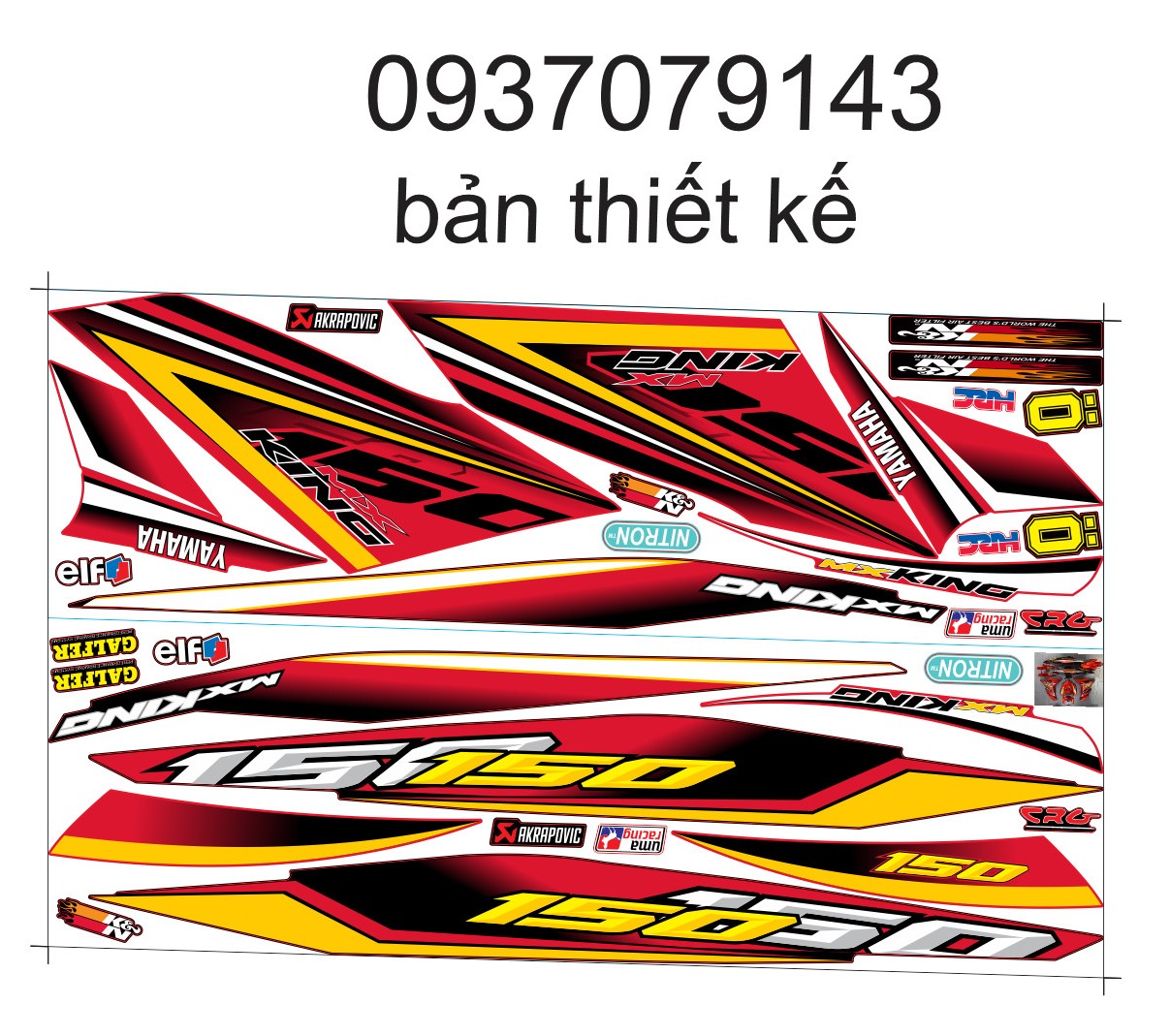 Tem rời ex 150 Mx Candy