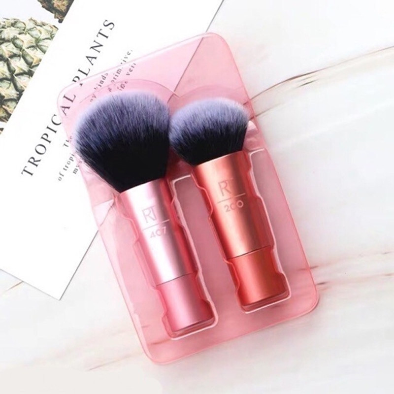 Bộ Cọ 2 Cây RT REAL TECHNIQUES Mini Expert Face Multitask Foundation Blush Cheek
