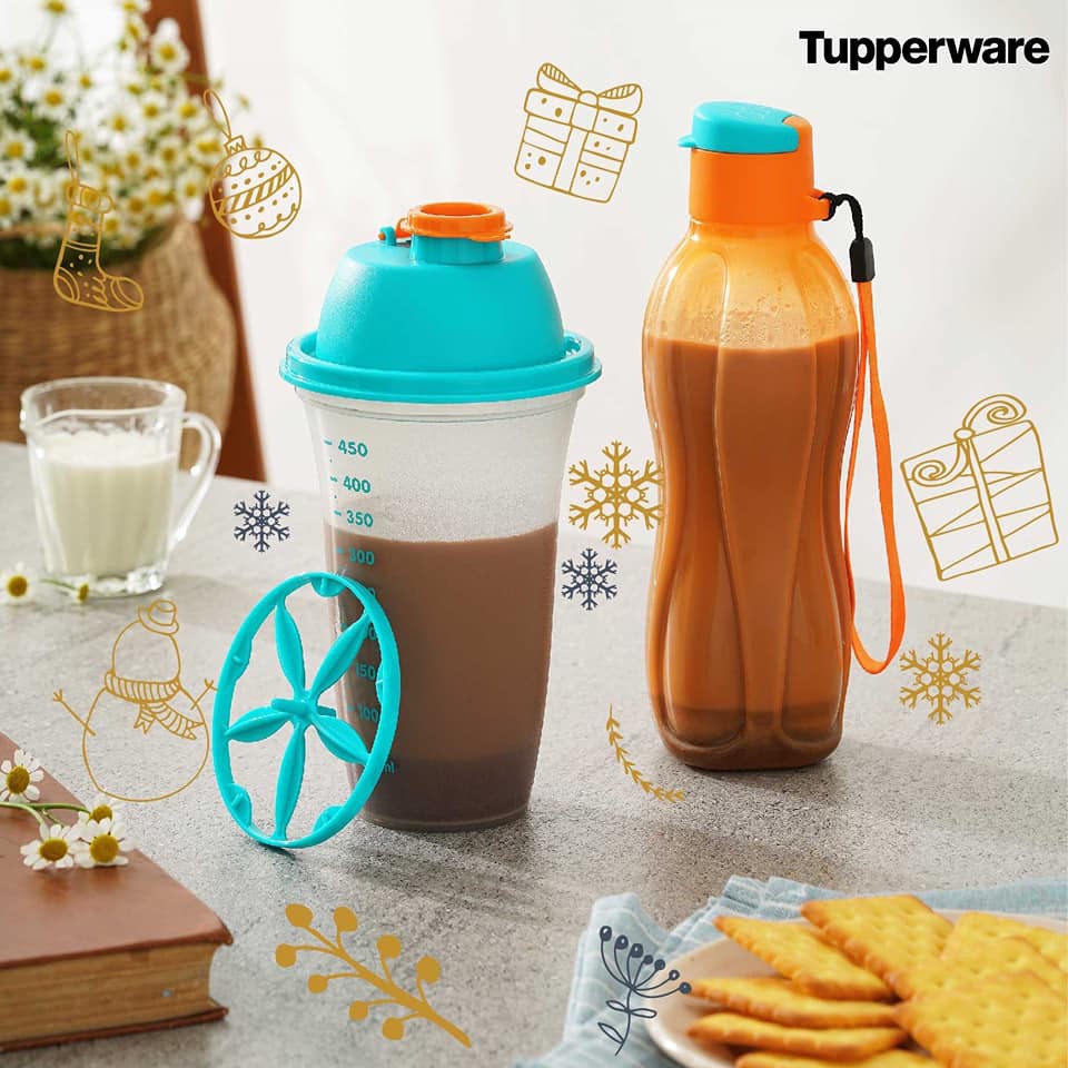 Bộ Sản Phẩm Tupperware Shake N Go Gen II