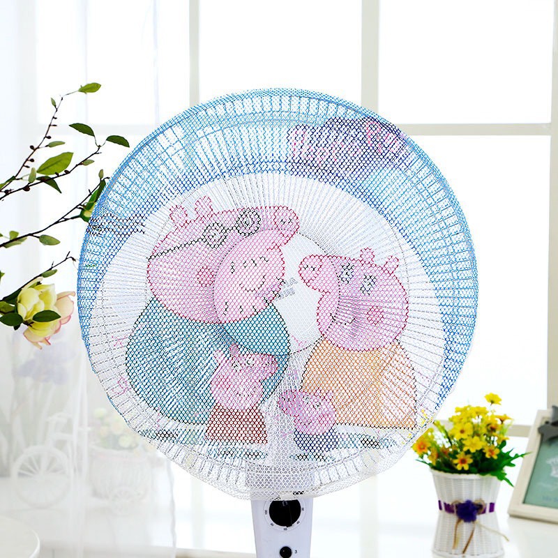 [ HÀNG TỐT - BAO CHẤT ] Lưới Bọc Quạt  Có Dây Rút Tùy Chỉnh Hình Thú Dễ Thương An Toàn Cho Bé, đủ Size Từ 30 - 60cm