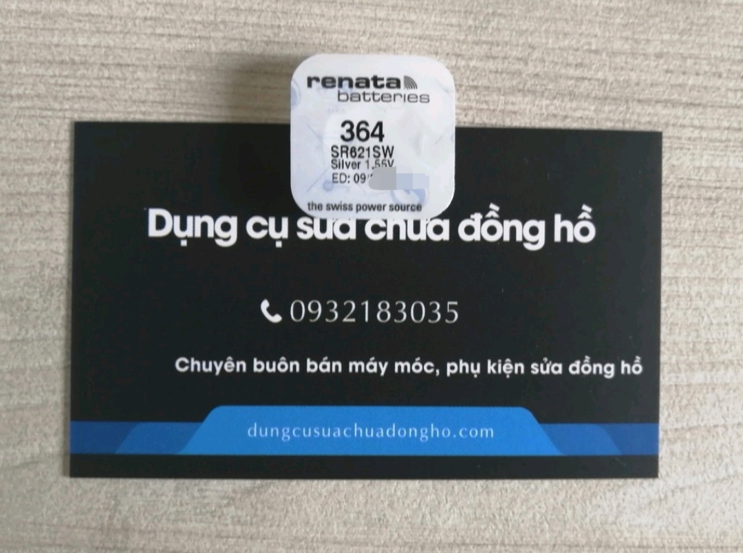 Pin đồng hồ thụy sỹ renata 621 - 364 sr621sw