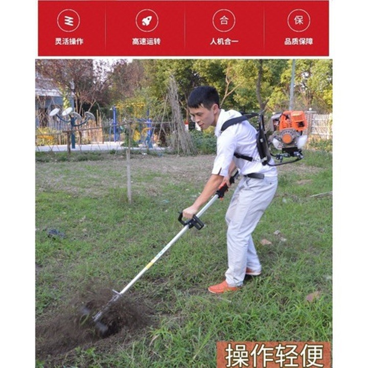 Đầu xới đất lắp máy cắt cỏ, Lồng cong nhập khẩu, máy cắt cỏ