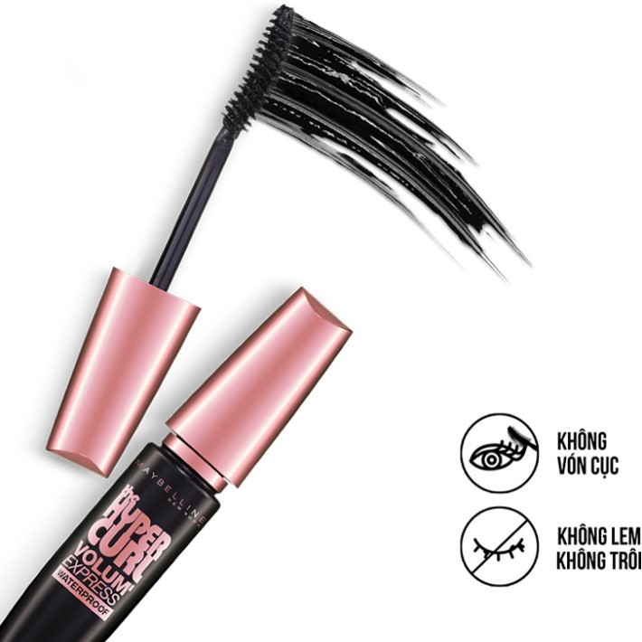 [HCM] MASCARA MAY BELINE DÀI VÀ TƠI MI KHÔNG THẤM NƯỚC