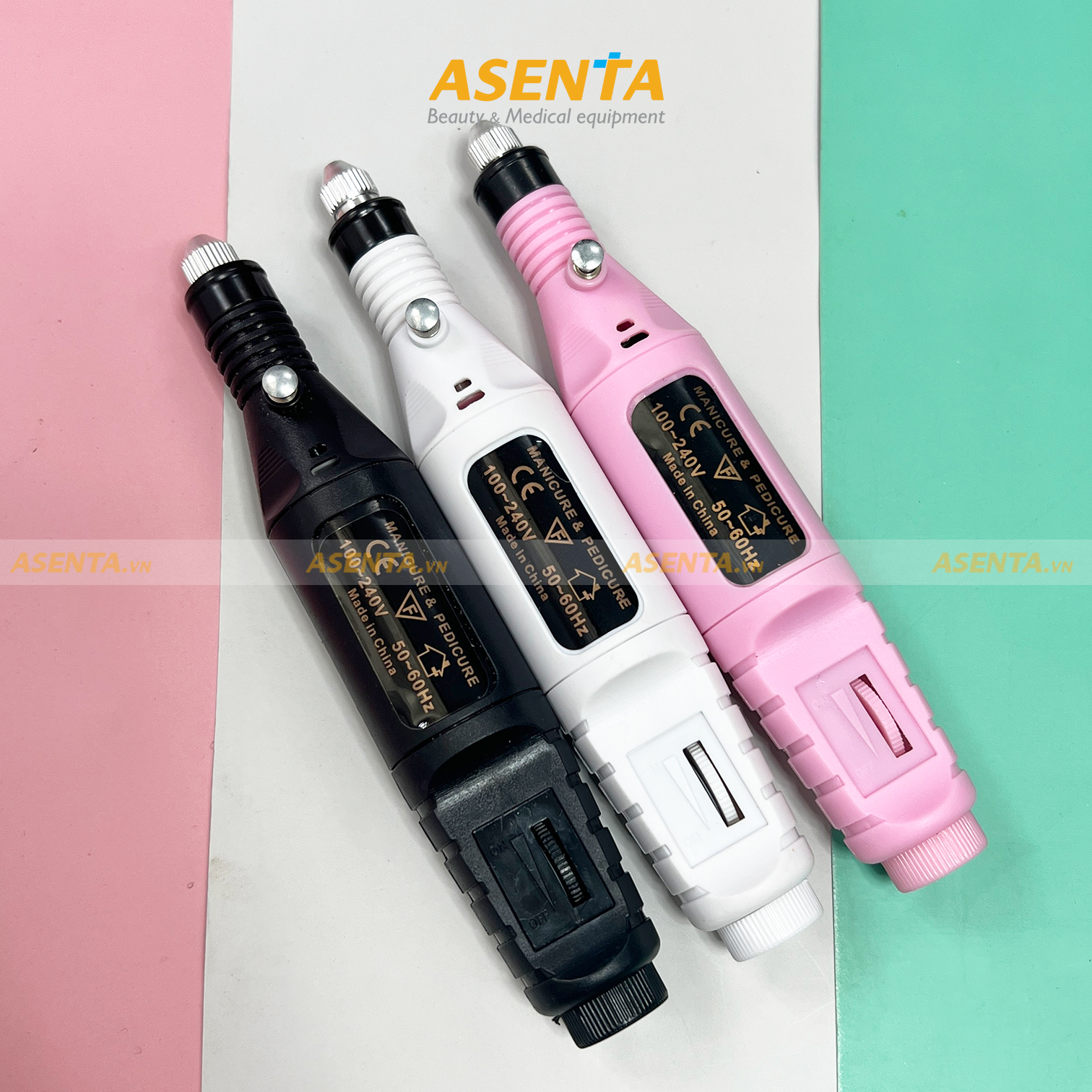 Máy mài móng nail mini, máy mài móng mini cầm tay mini Asenta (Chính hãng)