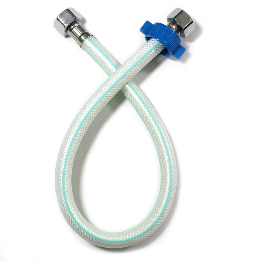[HCM]Dây cấp nước nhựa hai đầu tán inox dài 40cm
