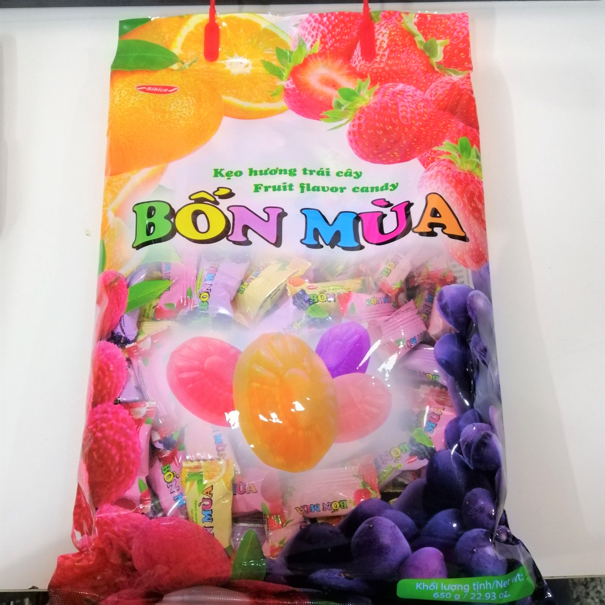 Kẹo Hương Trái Cây Bốn Mùa (Gói 650g)