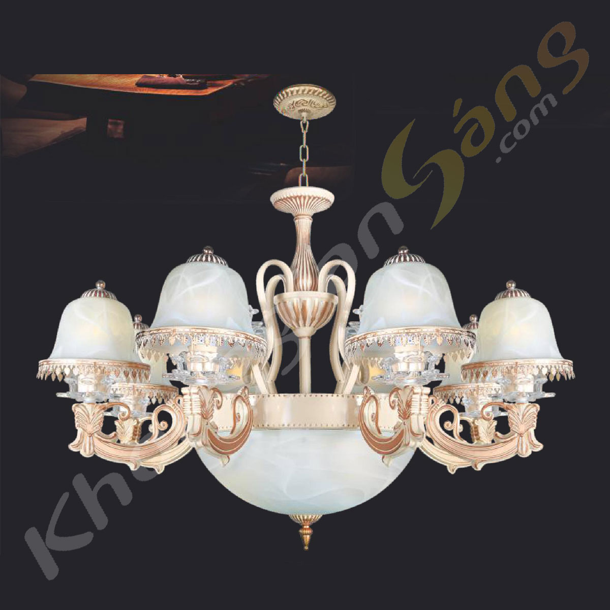 Đèn chùm cổ điển kgc-8205/8