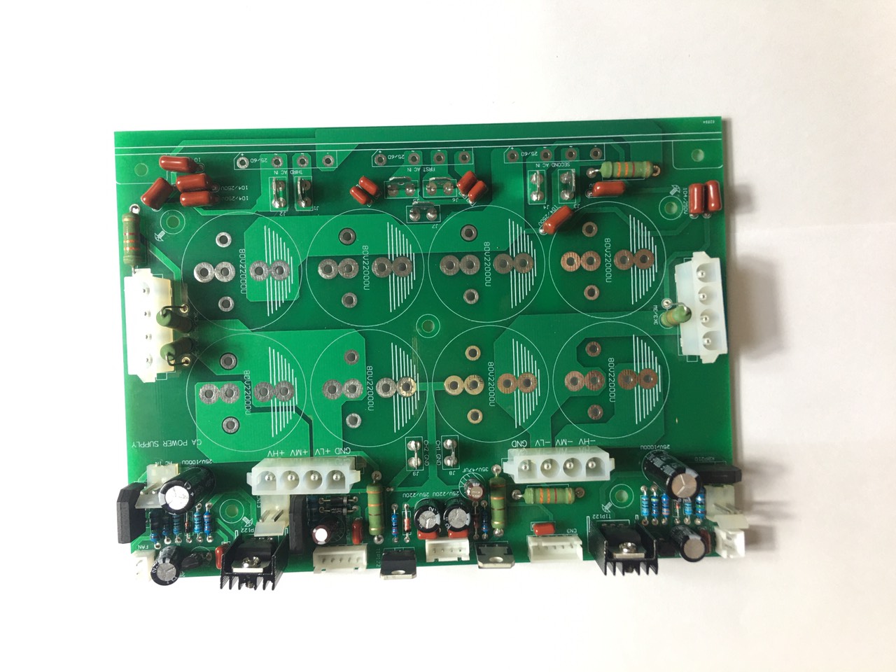 Bo mạch nguồn đẩy CA18 CA20 8 tụ 3 cấp nguồn class H