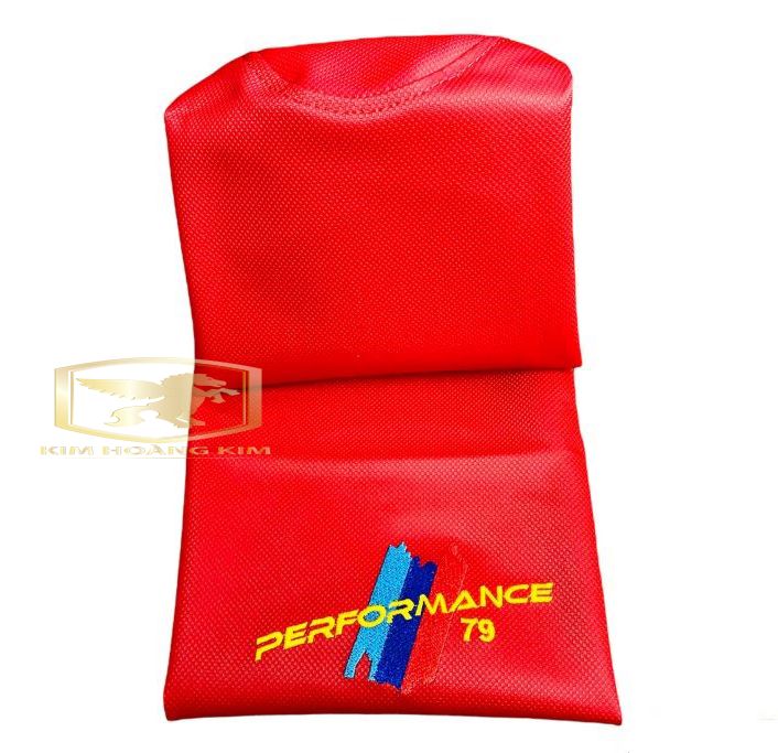 Da Yên Đỏ 3D Thêu Performance gắn nhiều loại xe máy Sirius,Exciter,Winner,Satria,Wave,Dream