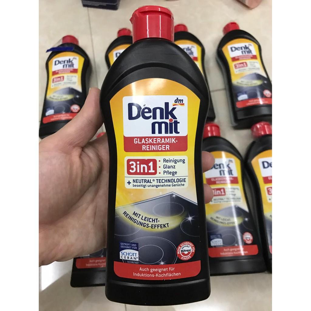 ( Hàng Đức )Dung dịch vệ sinh mặt kính bếp từ Denkmit 3 trong 1