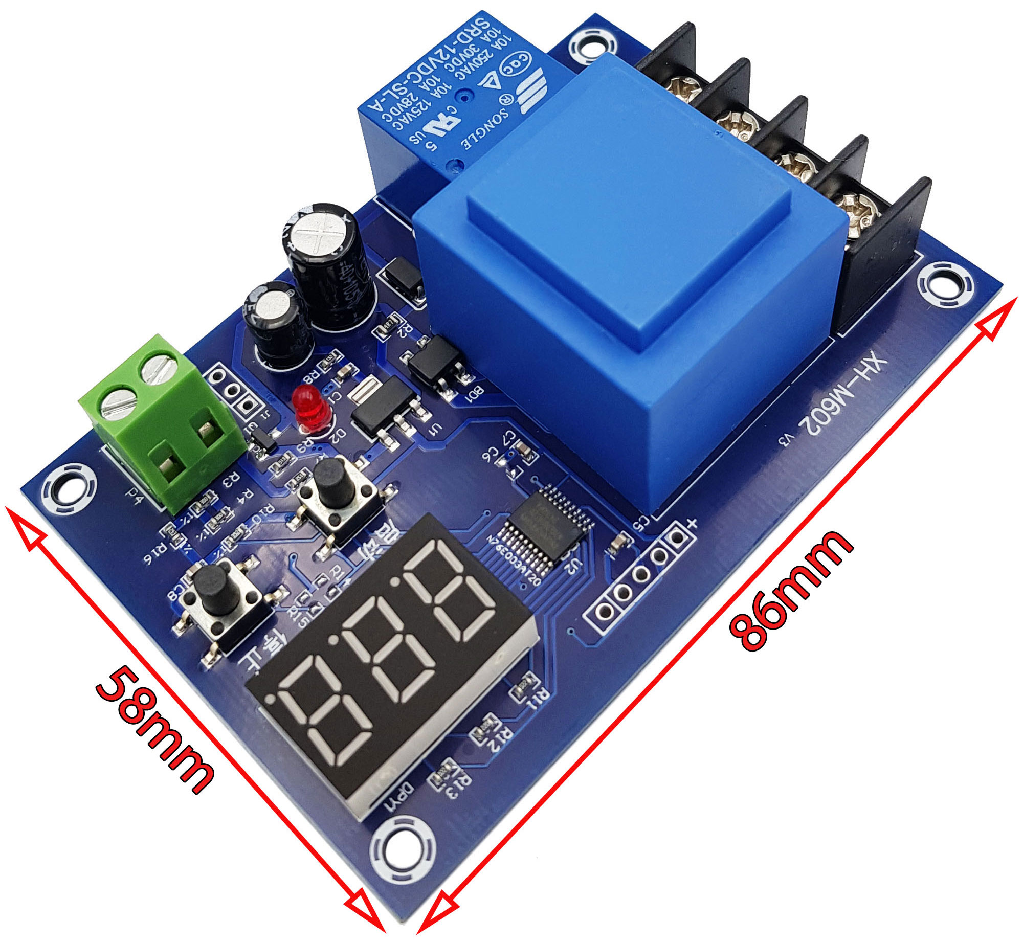 Mạch sạc acquy tự động XH-M602 6-72V