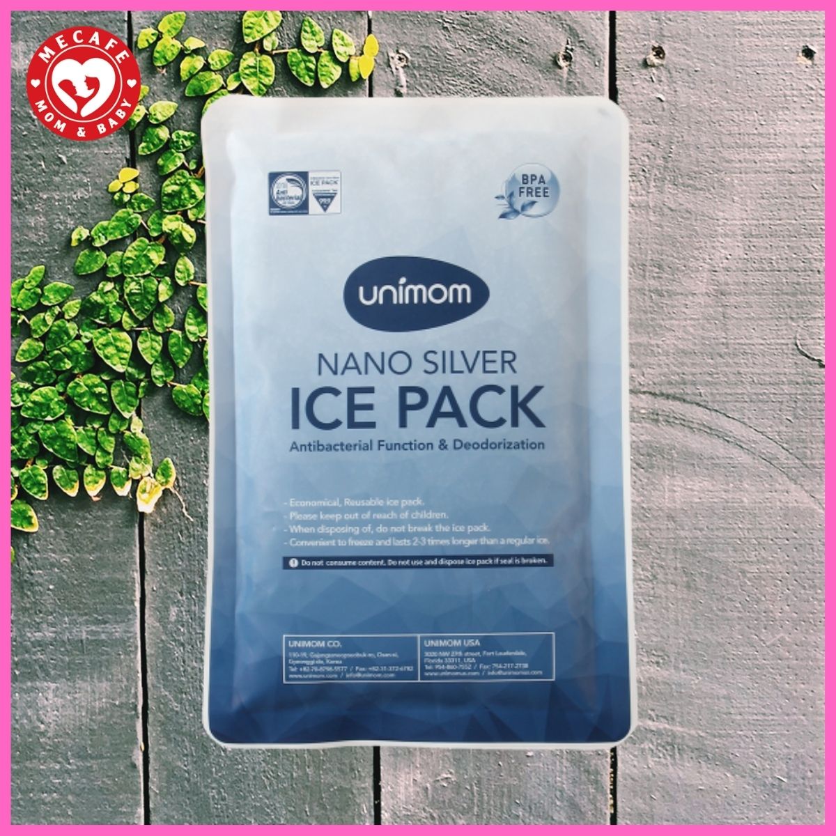 Combo 4 túi đá khô giữ lạnh Unimom Hàn Quốc