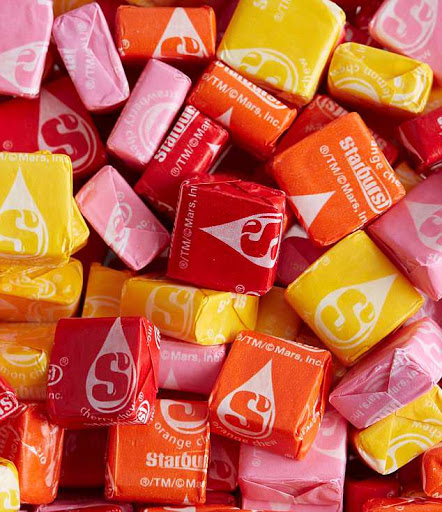 Kẹo trái cây Starburst thanh
