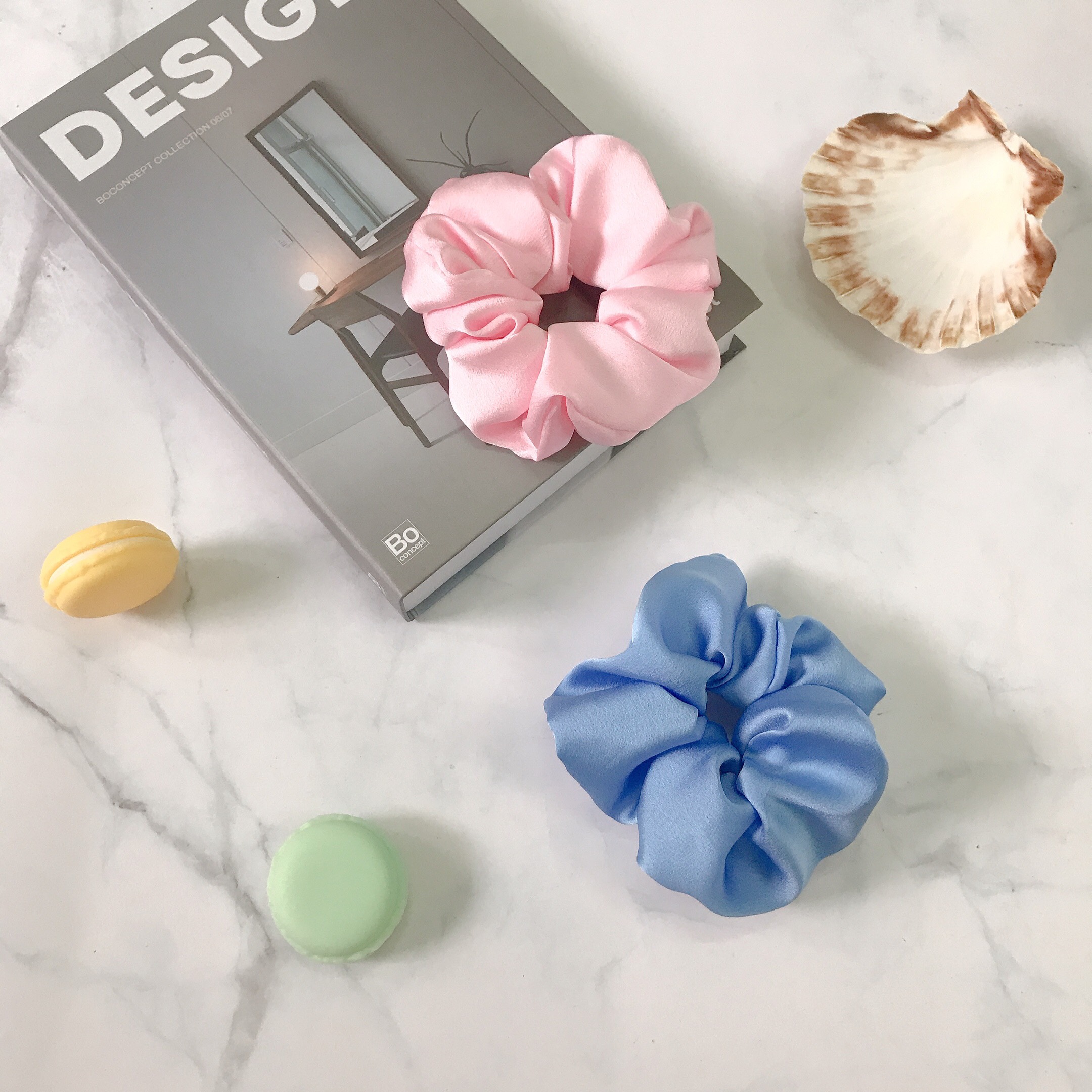 Buộc tóc scrunchies phi bóng cup of clouds