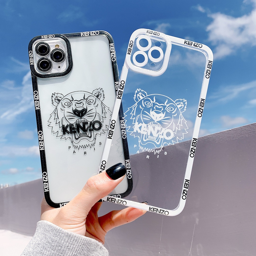 Ốp Lưng Silicon Chống Sốc Viền Nổi KENZO