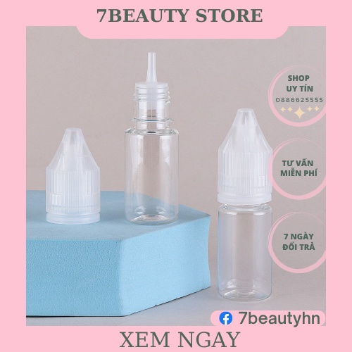 Lọ nhựa 10ml chiết mực xăm