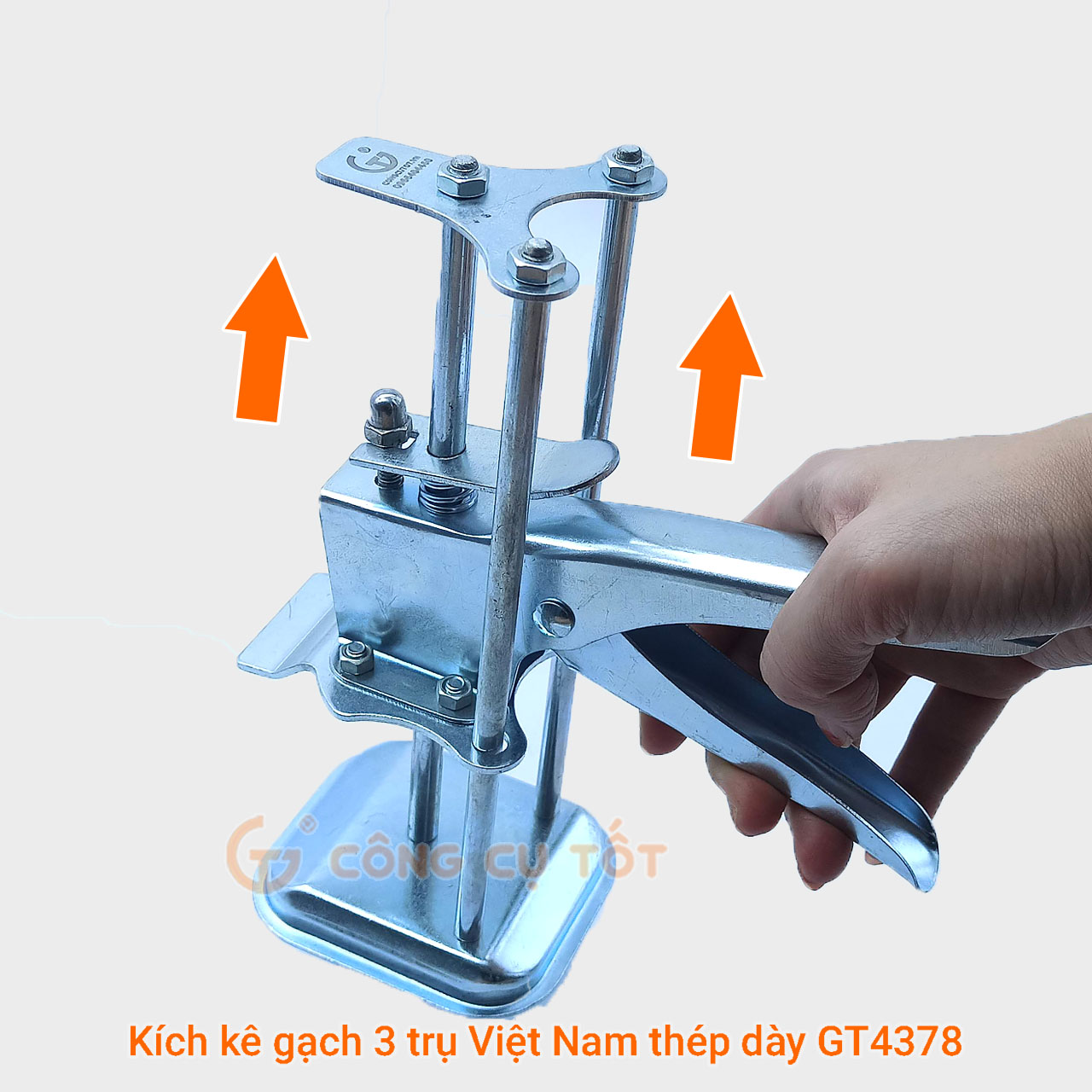 10 chiếc Kích kê gạch ốp tường - con đội lấy cốt gạch 3 trụ