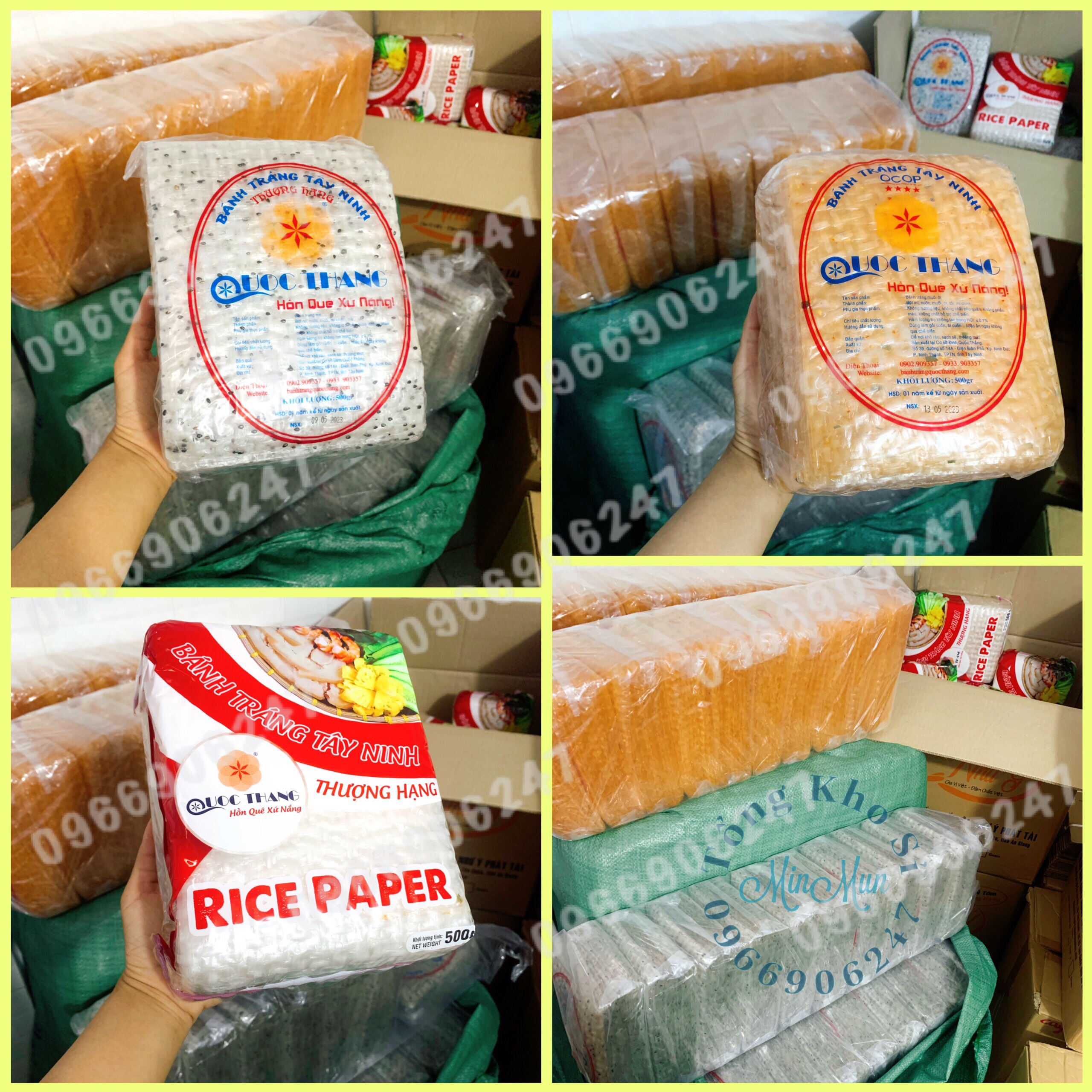 Bánh tráng mè đen Tây NInh 500gr