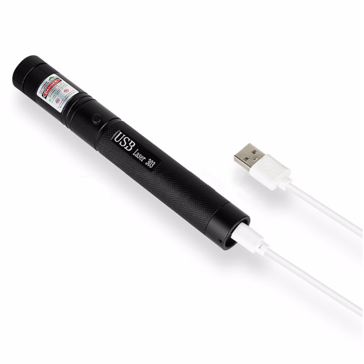 Bút laser 303 chân sạc usb cao cấp
