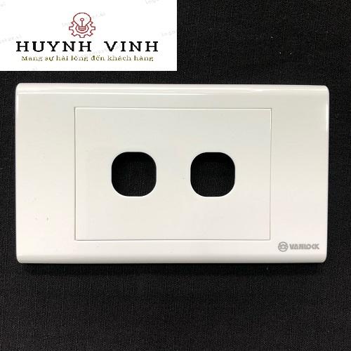 BỘ MẶT 2 LỖ + 2 CÔNG TẮC - SINO - S18