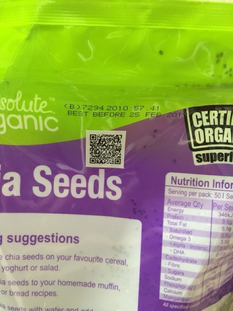 Hạt Chia Seed Tím Úc 1Kg