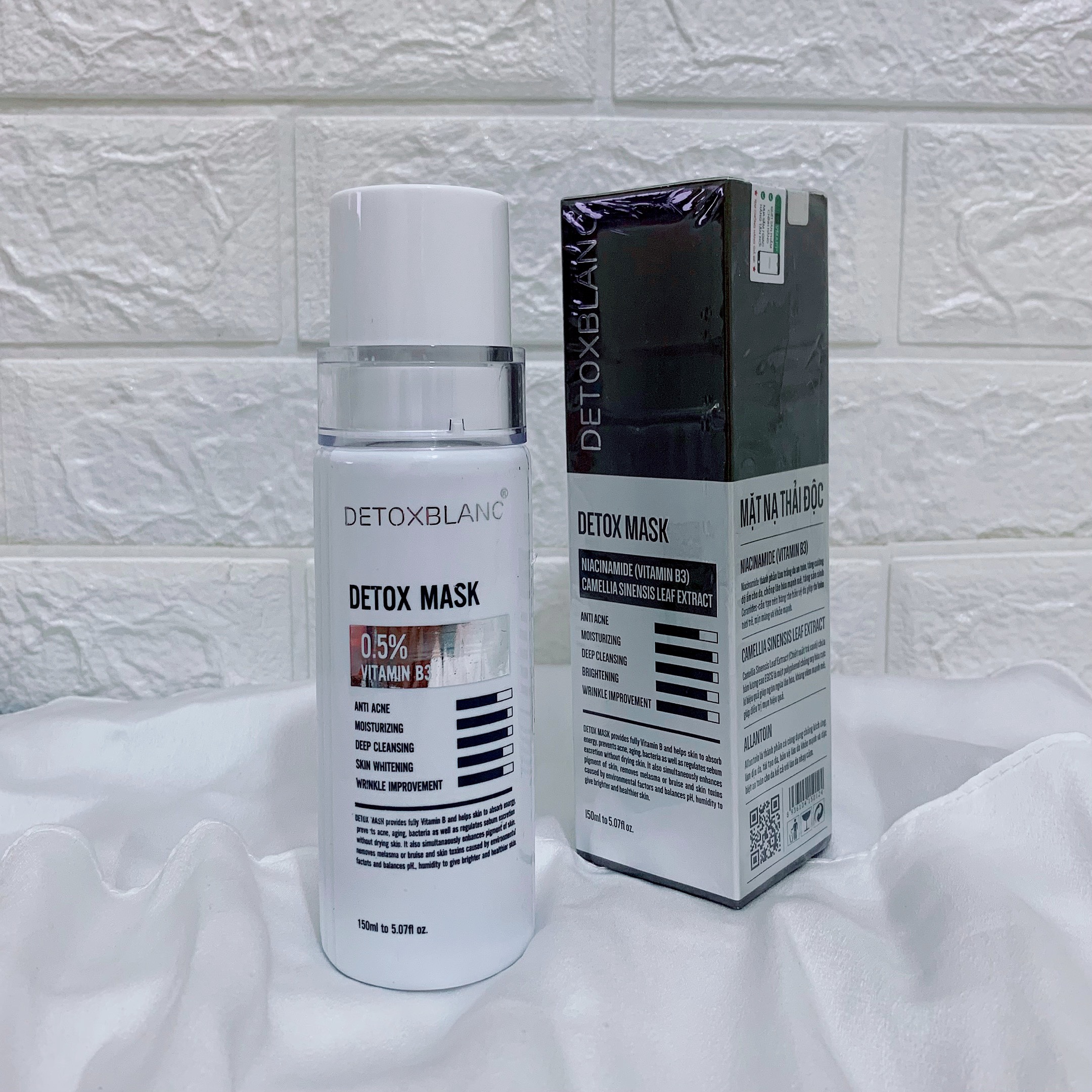 Mặt nạ thải độc trắng da DetoxBlanc