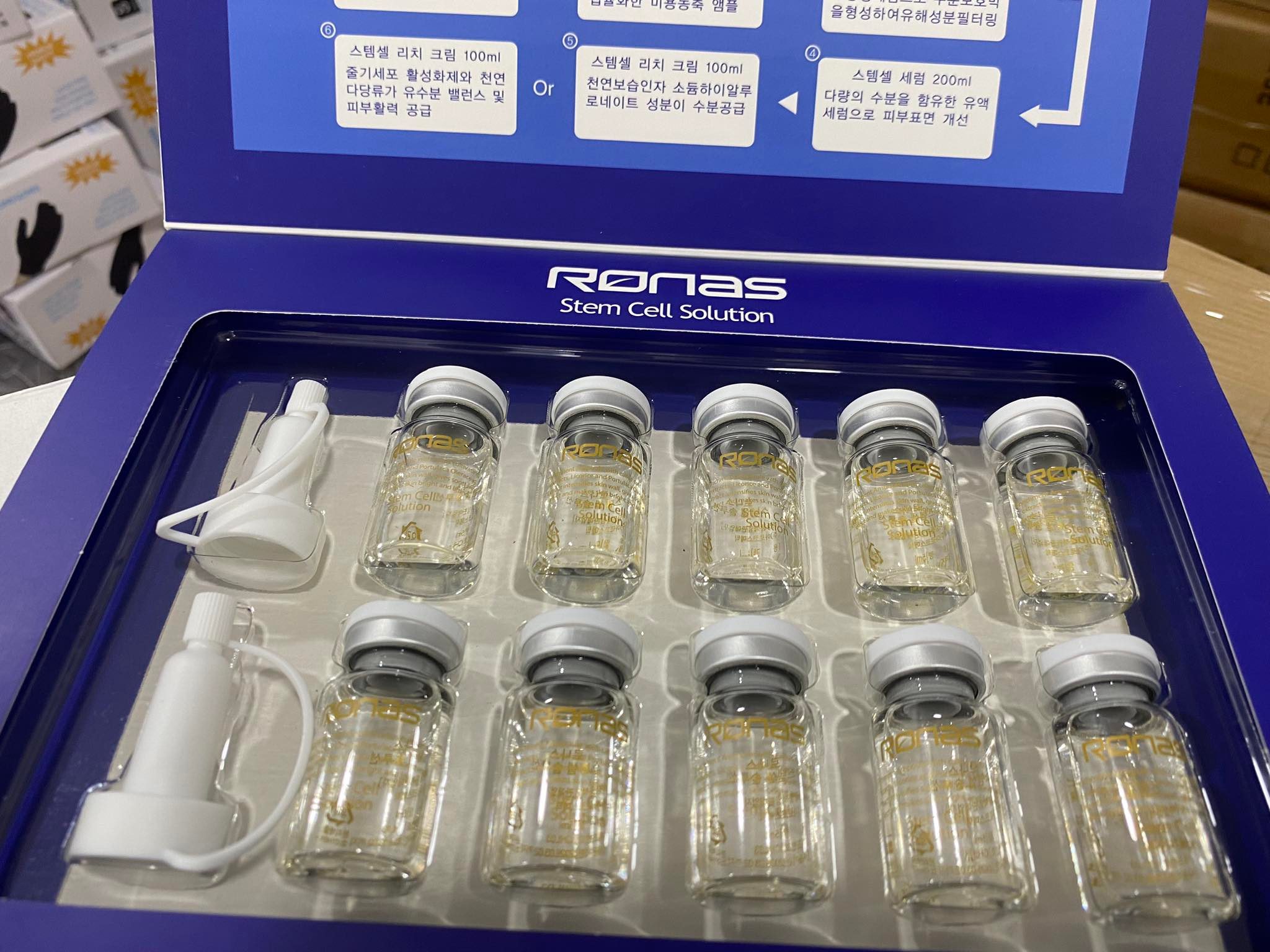 [Chính Hãng] Tế Bào Gốc Ronas | serum ronas phục hồi căng bóng da