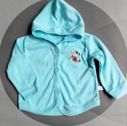 Áo Khoác Cotton Màu Cho Bé Sơ Sinh Có Nón