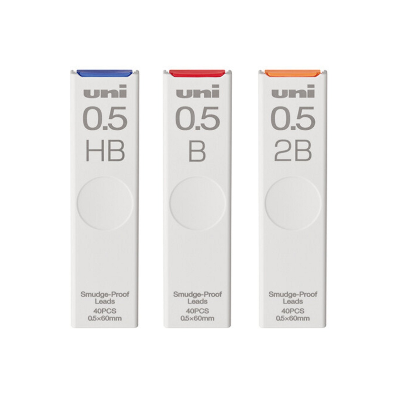 [HCM]TUÝP RUỘT CHÌ 2B UNI 0.5MM (60MM 12 HOẶC 40 NGÒI / TUÝP)