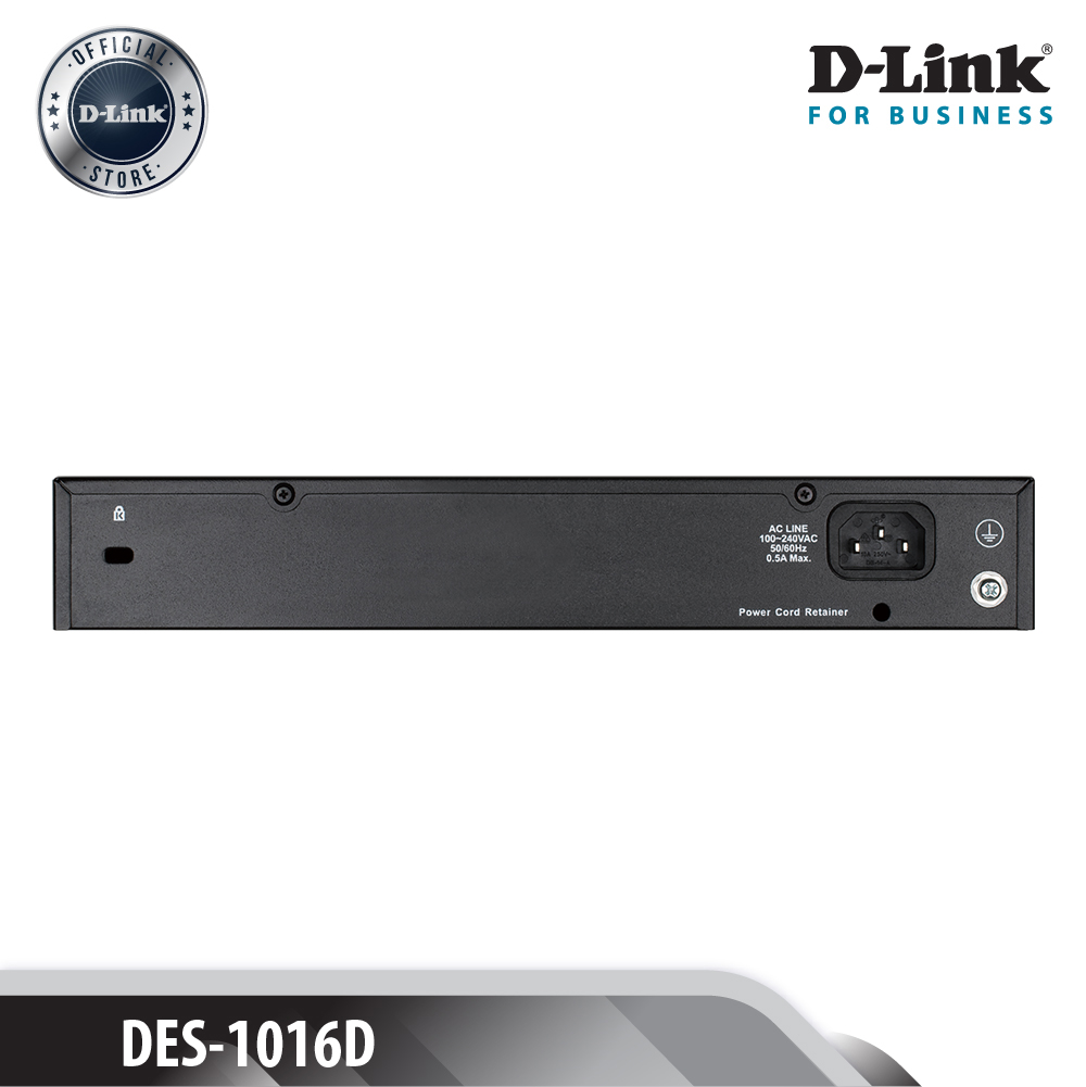 D-LINK DES-1016D Bộ chia cổng mạng  16 cổng 10/100