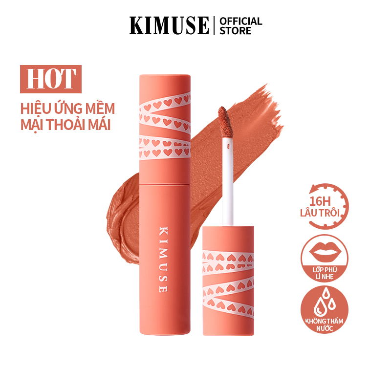 KIMUSE Matte Powder Lipstick Clay Lipcream