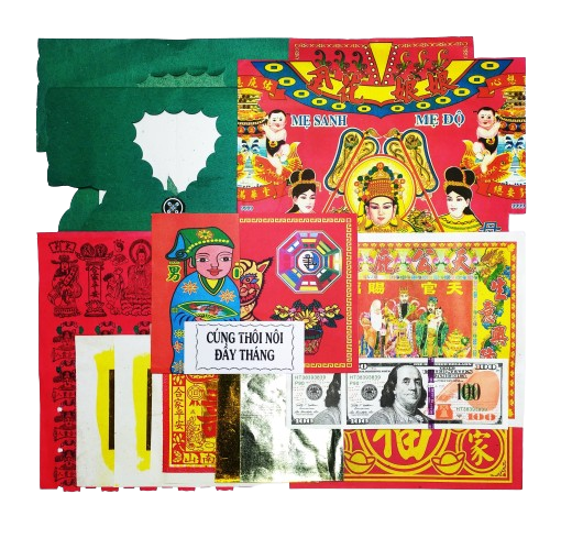 Giấy tiền cúng Thôi nôi, Đầy tháng 🙏 [đủ bộ]- kèm văn khấn
