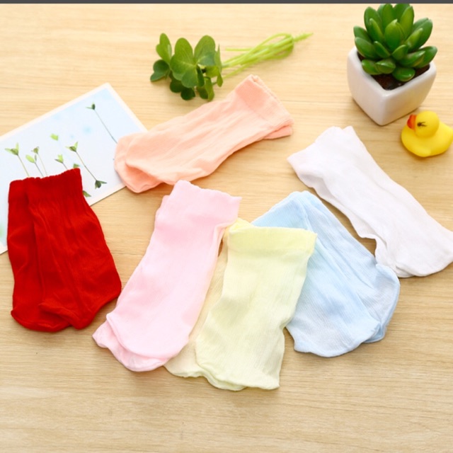 Combo 5 Đôi Tất Kẹo Cho Bé Sơ Sinh