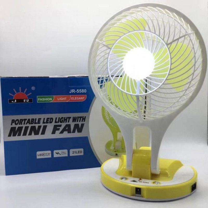 (HÀNG XỊN - GIÁ BÈO) Quạt tích điện kèm đèn led siêu sáng, Quạt sạc tích điện mini fan siêu mát, Quạt tích điện mini