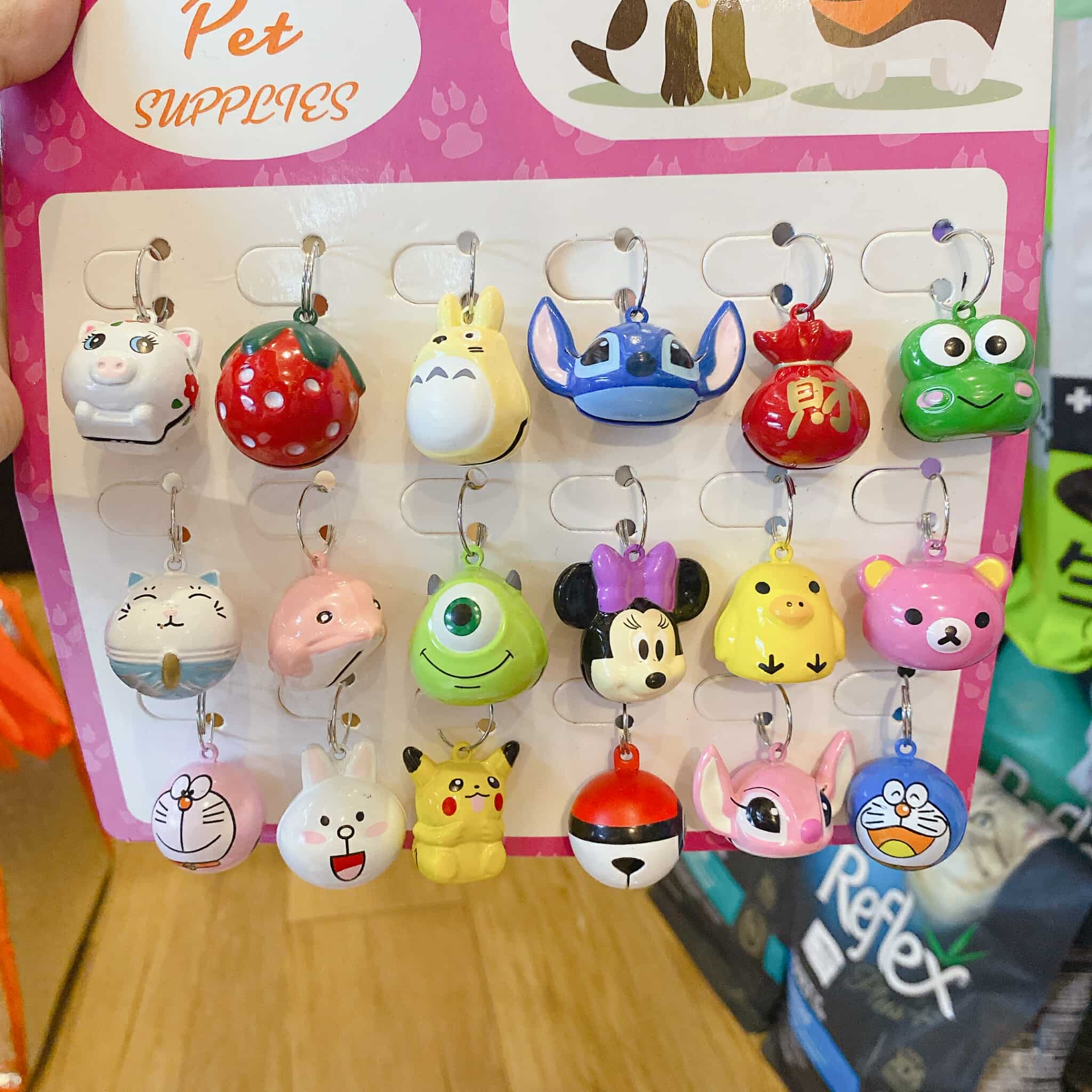 chuông thú cute size lớn (3-4cm) dành cho chó mèo - T3 PETS SHOP