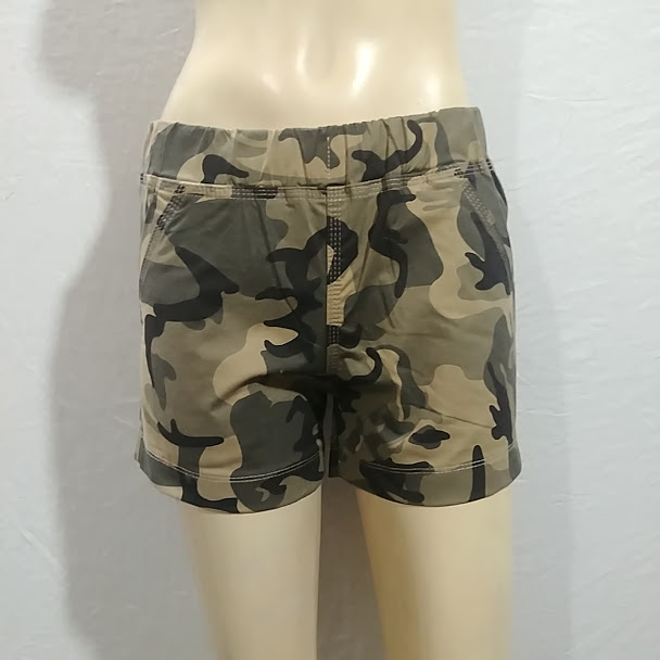 [HCM]Quần sọt jean kaki lính