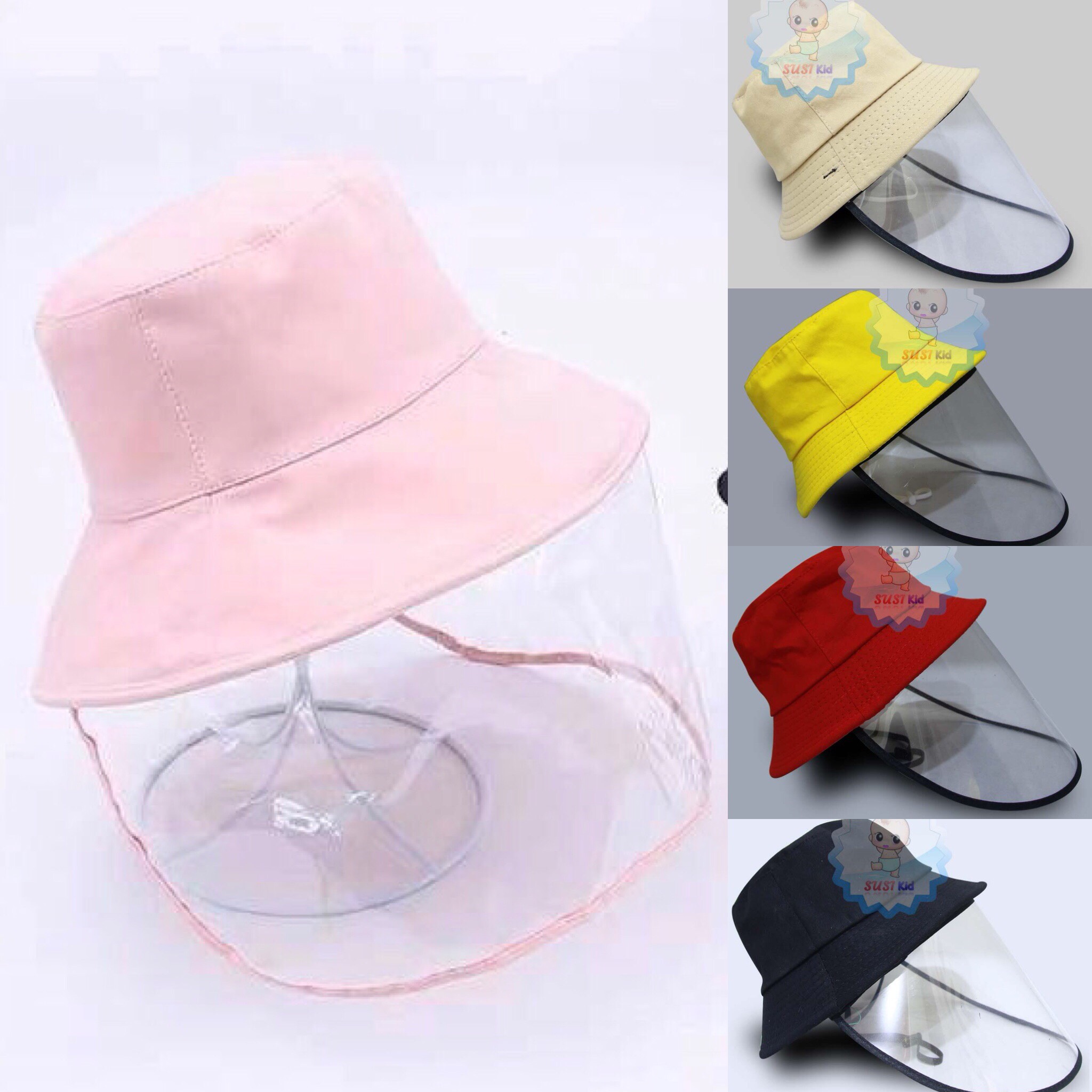 [HCM]Nón/Mũ chống bụi và giọt bắn -  [Mũ Nón Đơn Giản Cho Người Lớn Và Trẻ Nhỏ]