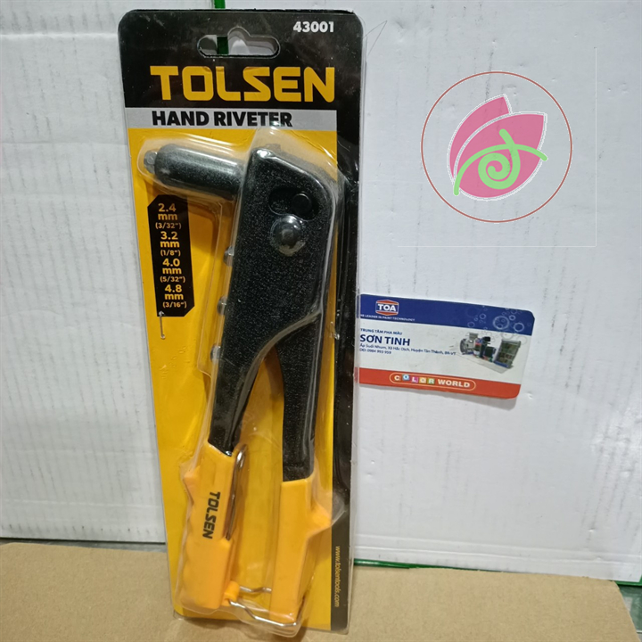 Kềm bấm rive tolsen 43001