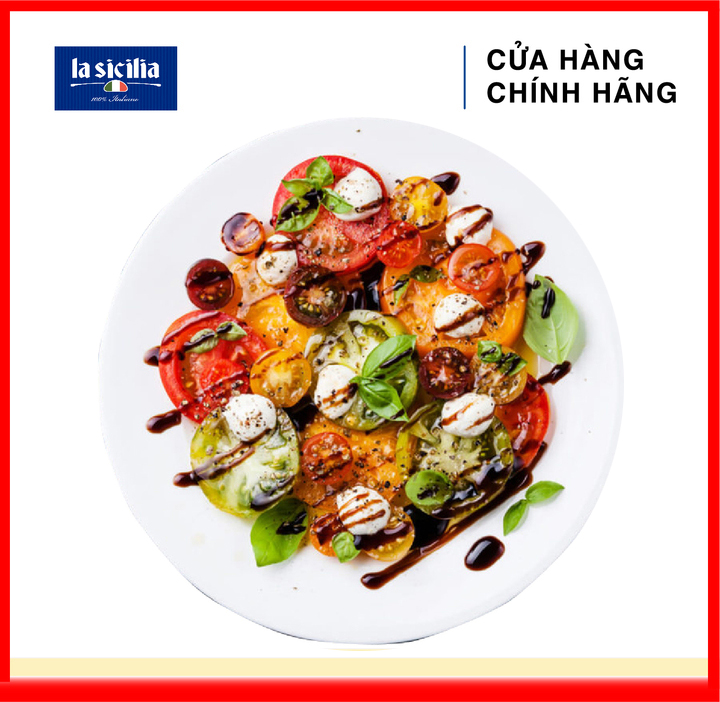 [HÀNG CÔNG TY NHẬP KHẨU] Men Giấm Balsamic Modena La Sicilia 500ml - TẶNG BASIL