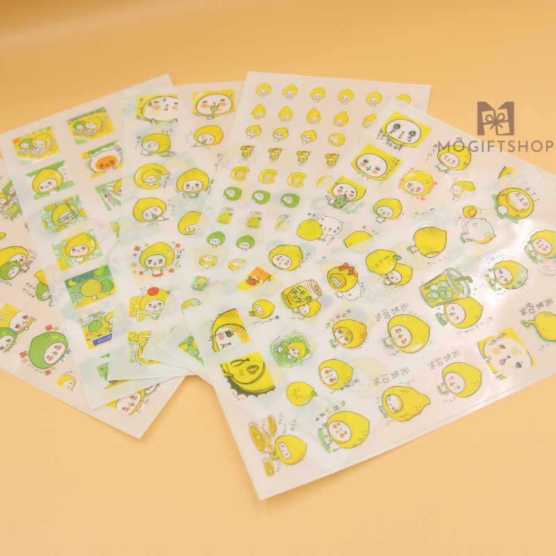 Sticker chống nước hình dán cute
