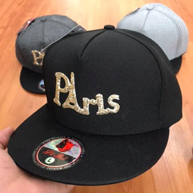 [HCM]NÓN SNAPBACK  MŨ HIPHOP PARIS ĐÍNH ĐÁ CÁ TÍNH
