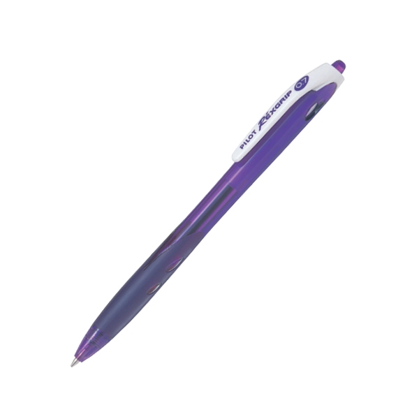 Bút bi pilot rexgrip brg-10f-vv-bg - mực tím
