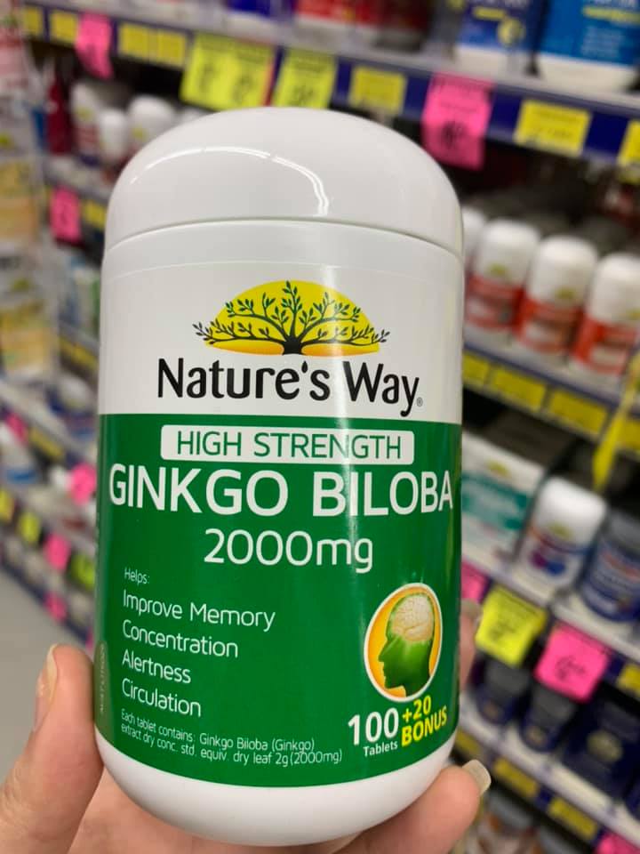 Ginkgo biloba 2000 120 viên