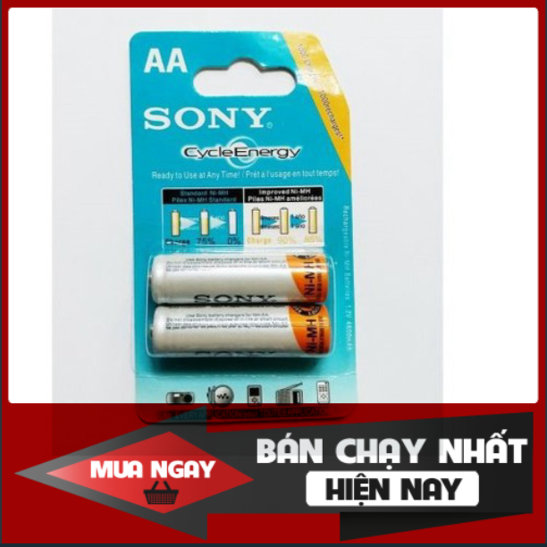 PIN SẠC SONY AA LỚN ,PIN 2A 1 vỉ 2 viên