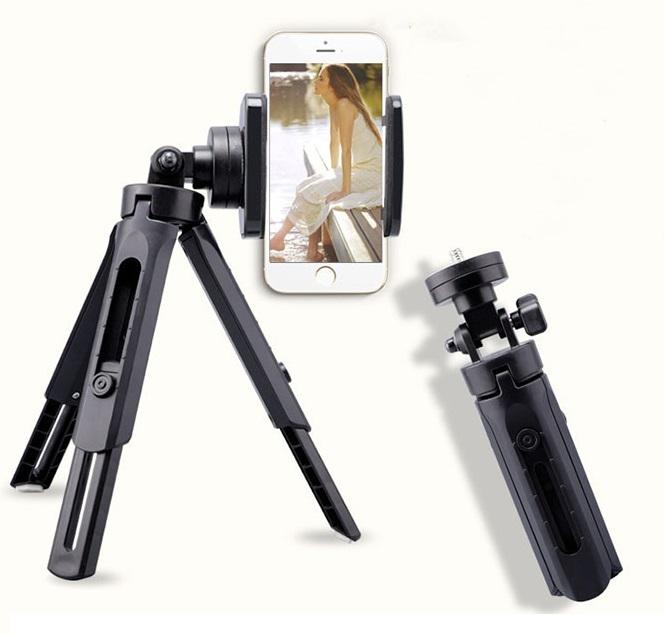 ⚡⚡ [SALE 50%] Giá đỡ điện thoại 3 chân Tripod MT01 mini CÓ THỂ KÉO DÀI (ĐEN) - ZAMES